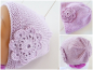 Preview: Strickanleitung für Babymütze - Mütze mit Häkelblüte- No.16